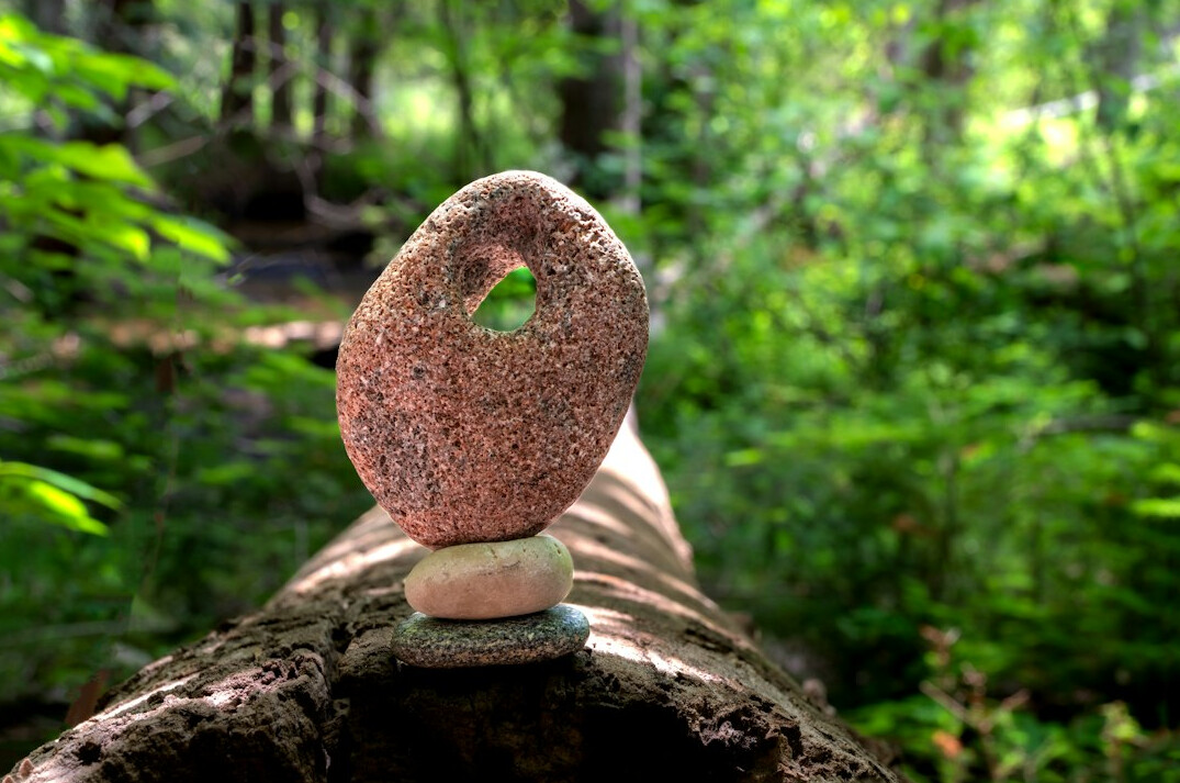 zen garden stones